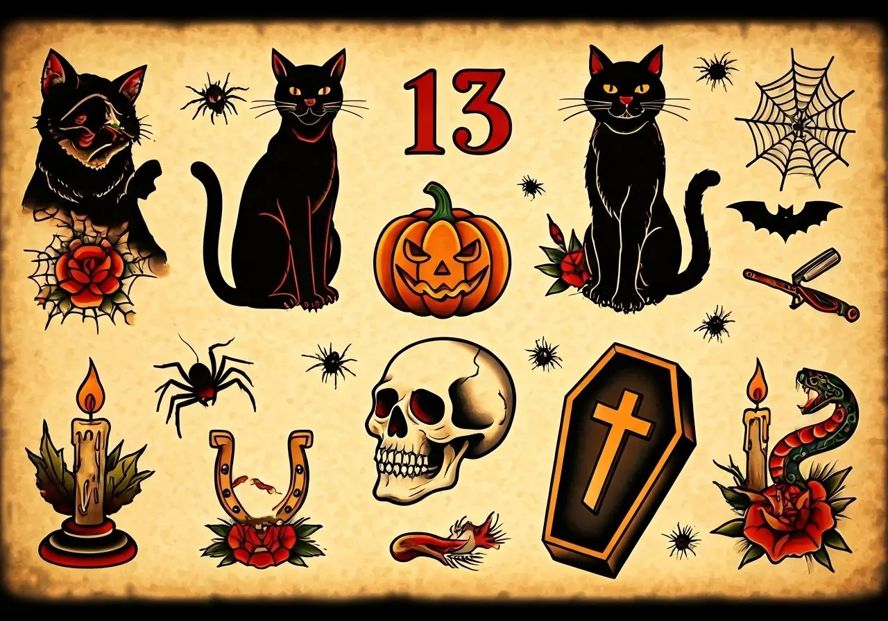 Tatuajes de Viernes 13: La tradición, el flash y la diversión"