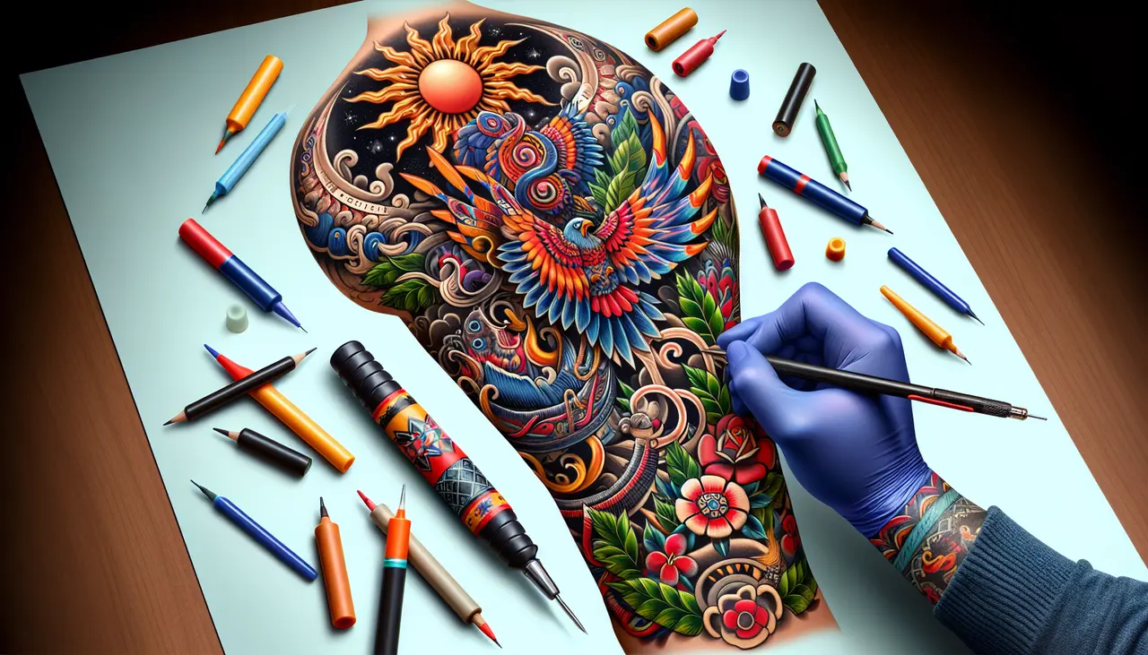 ¿Puede explicar la historia de los tatuajes de la nueva escuela?