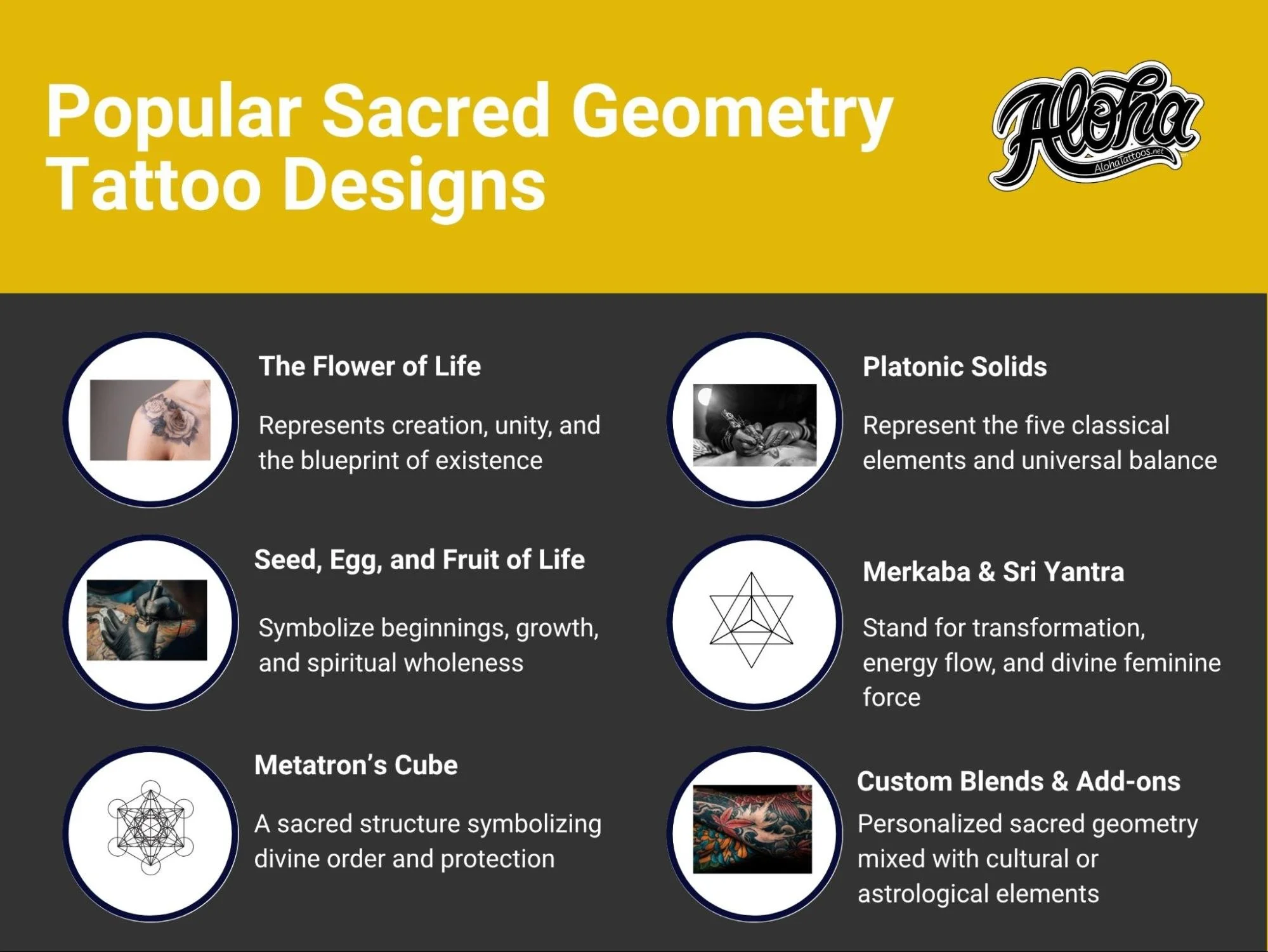 Tatuaje de Geometría Sagrada | Lo que hay que saber antes de entintarse