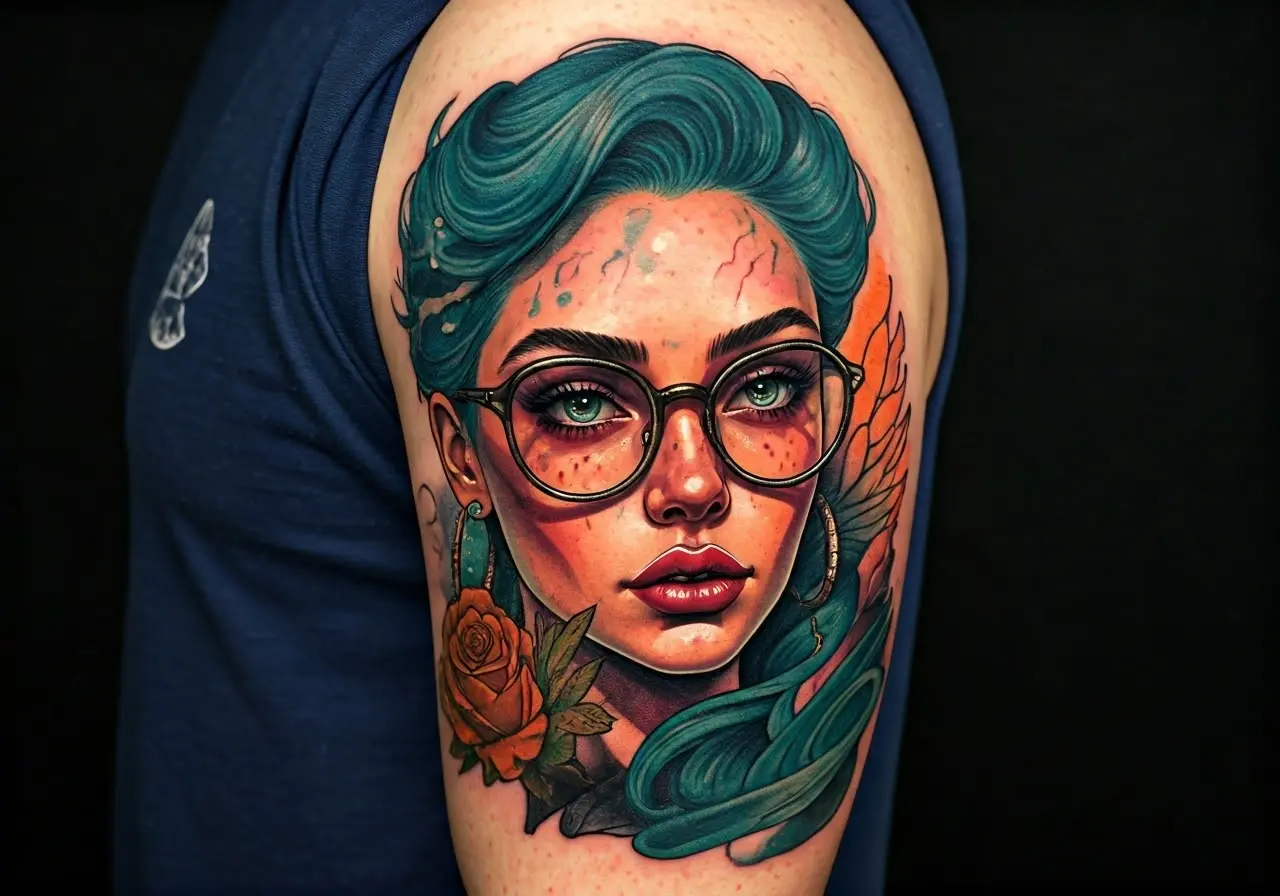¿Puede explicar la historia de los tatuajes de la nueva escuela?