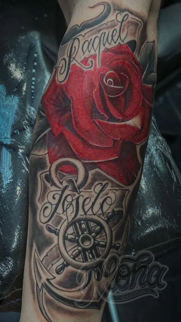 ¿Están de moda los tatuajes rojos? Tendencias, hechos, colocación, técnicas, etc.