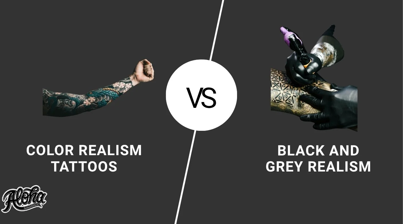 Tatuajes de colores frente a negros y grises: ¿cuál deberías hacerte?