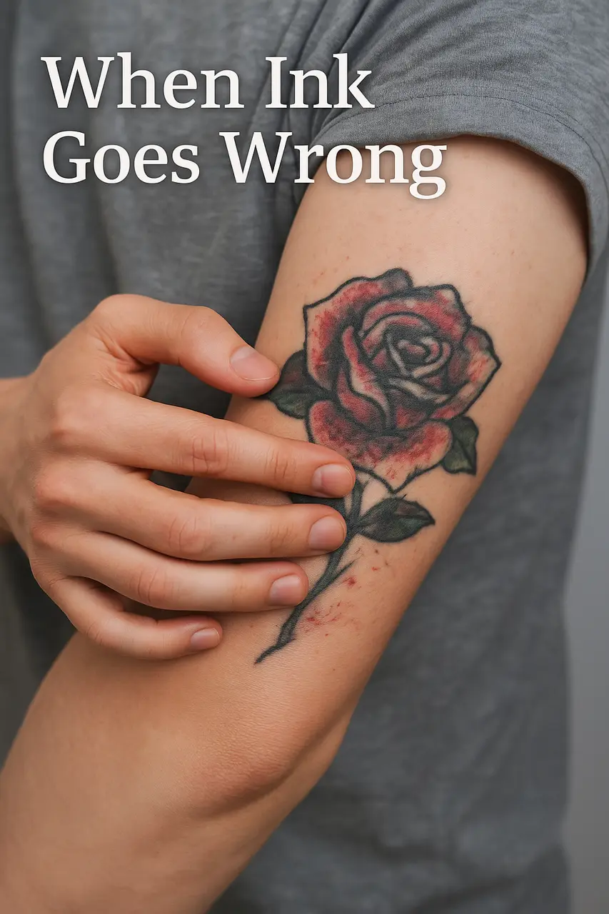 Cuando la tinta sale mal: cómo tratar los problemas con tu tatuador