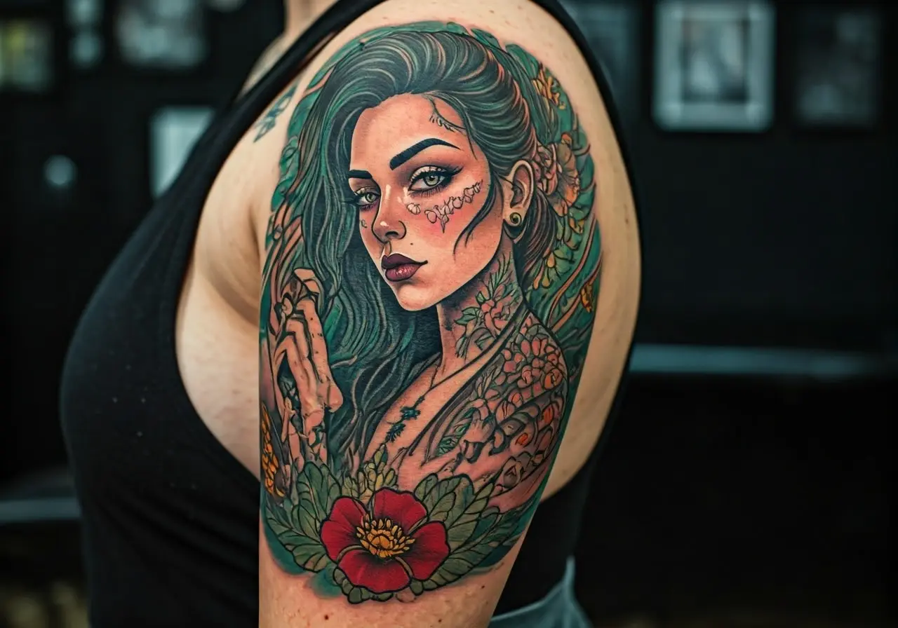 ¿Puede explicar la historia de los tatuajes de la nueva escuela?