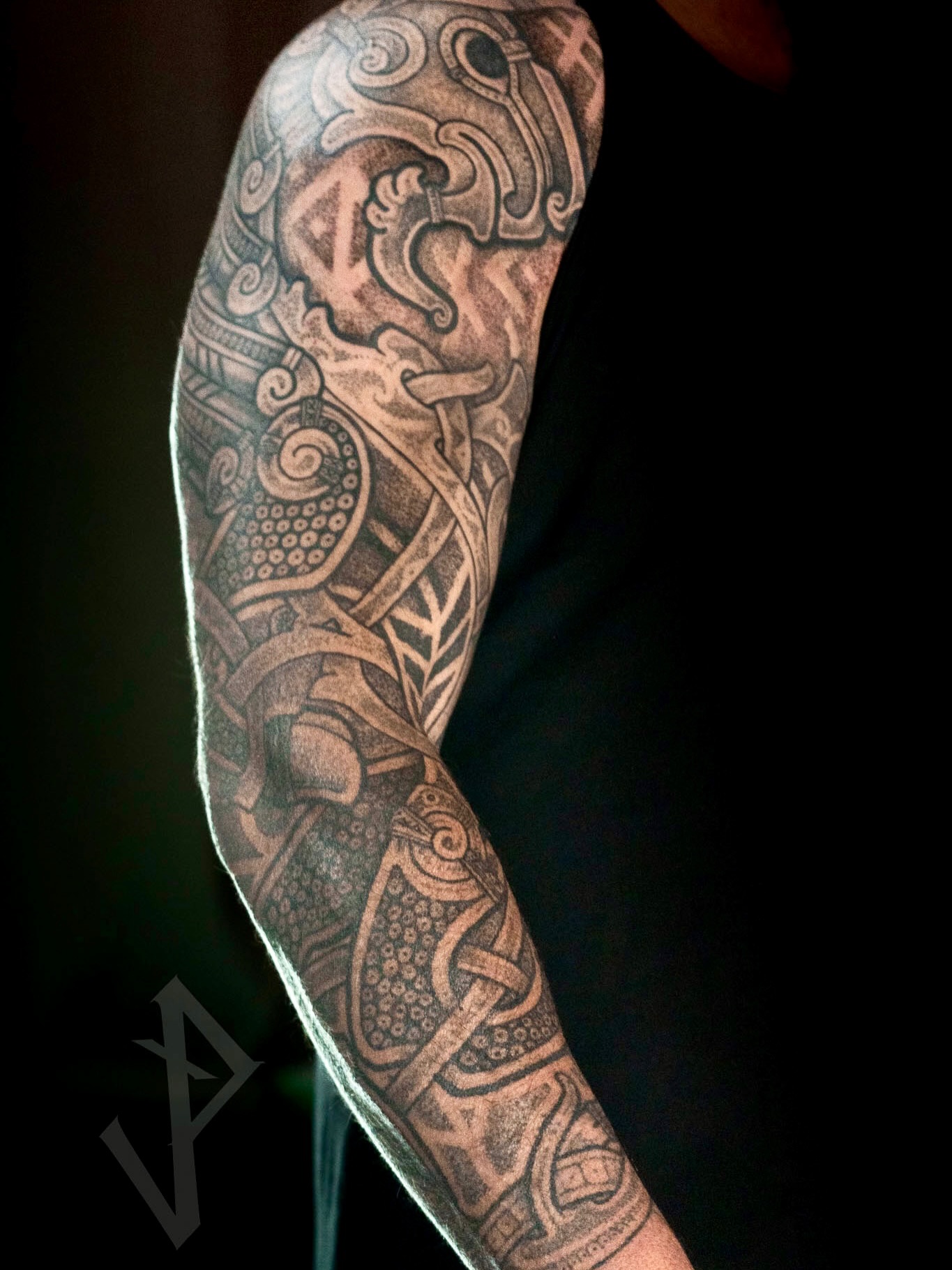 Nordic tattoo sleeve