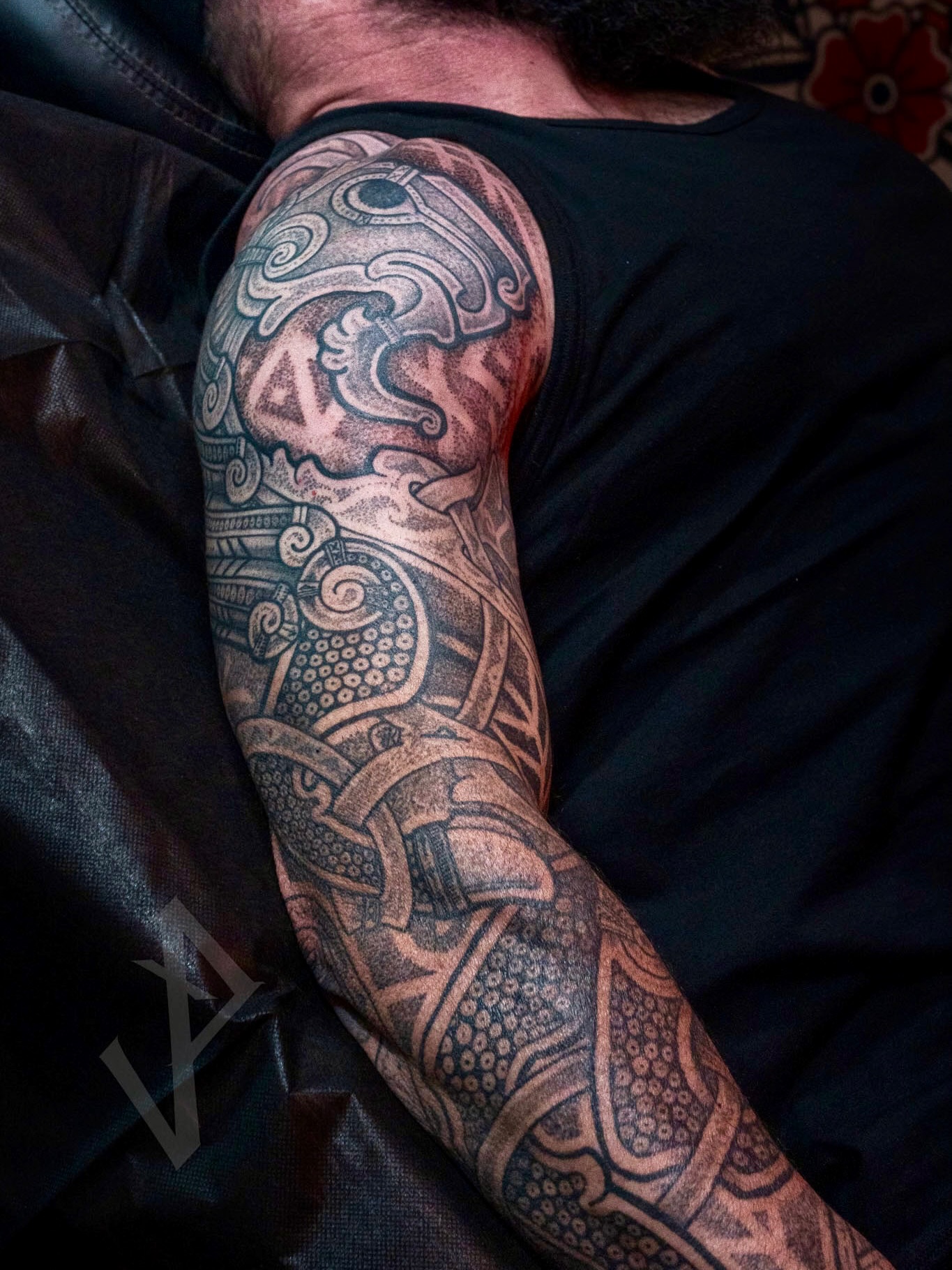 Nordic tattoo sleeve