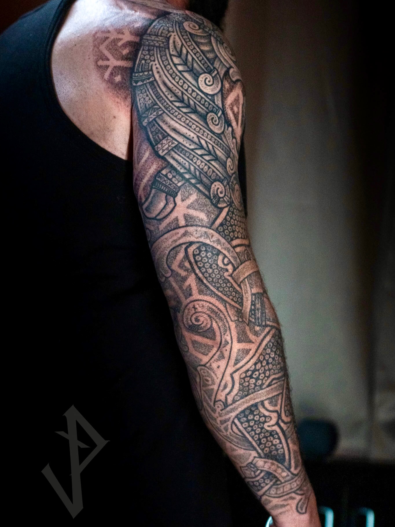 Nordic tattoo sleeve
